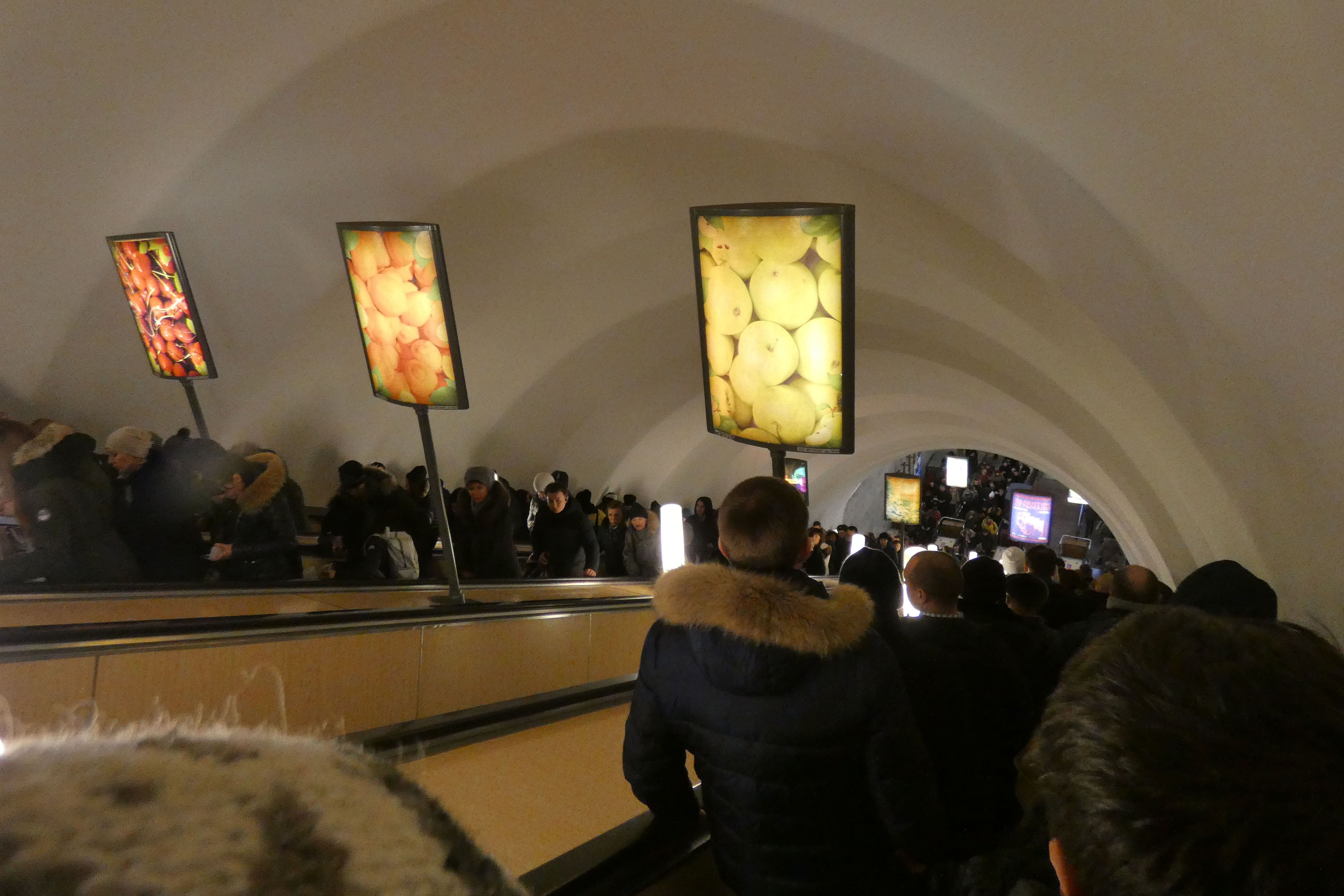 St. Petersburg Metro Rolltreppe